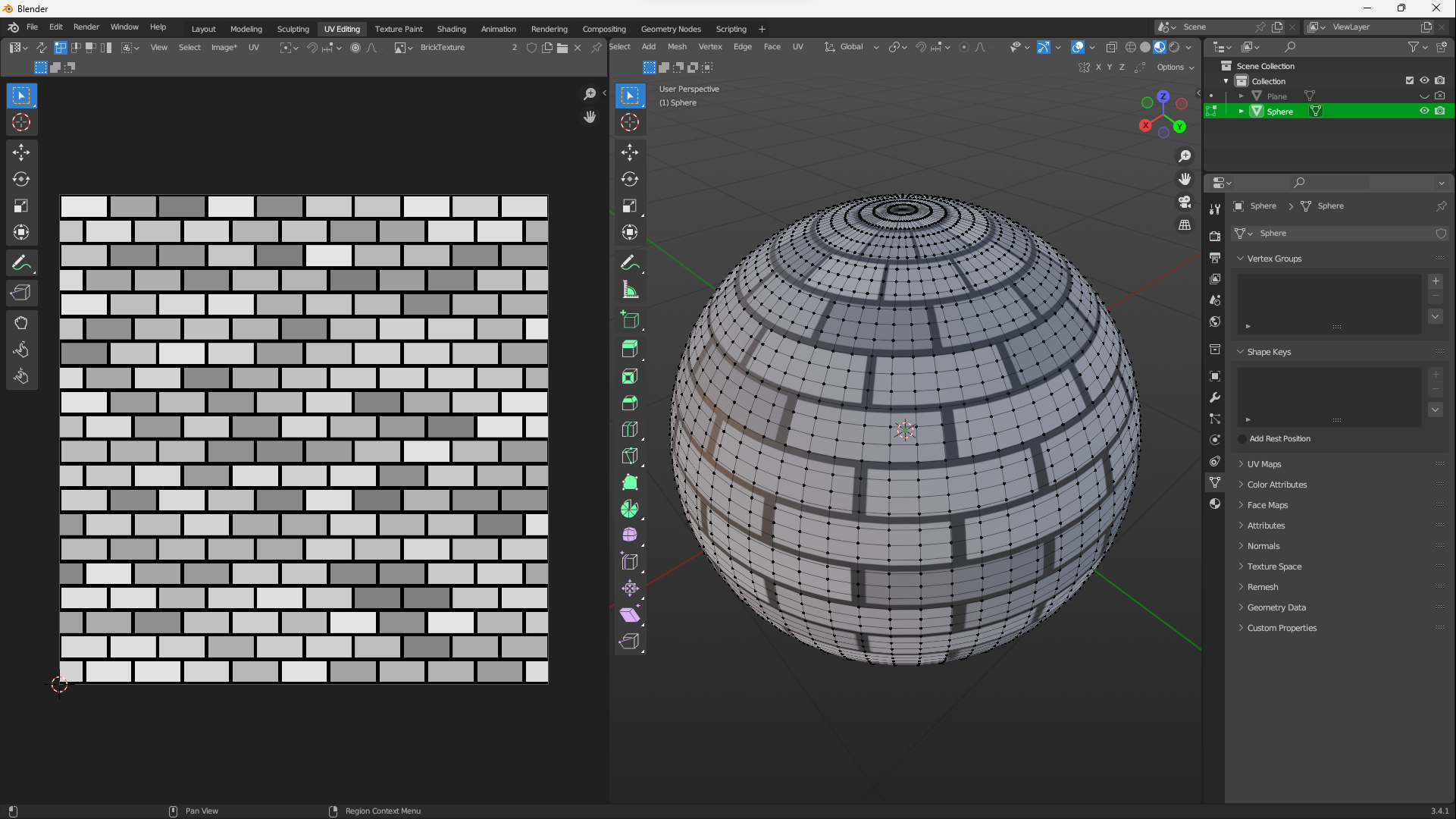 Blender UV Map